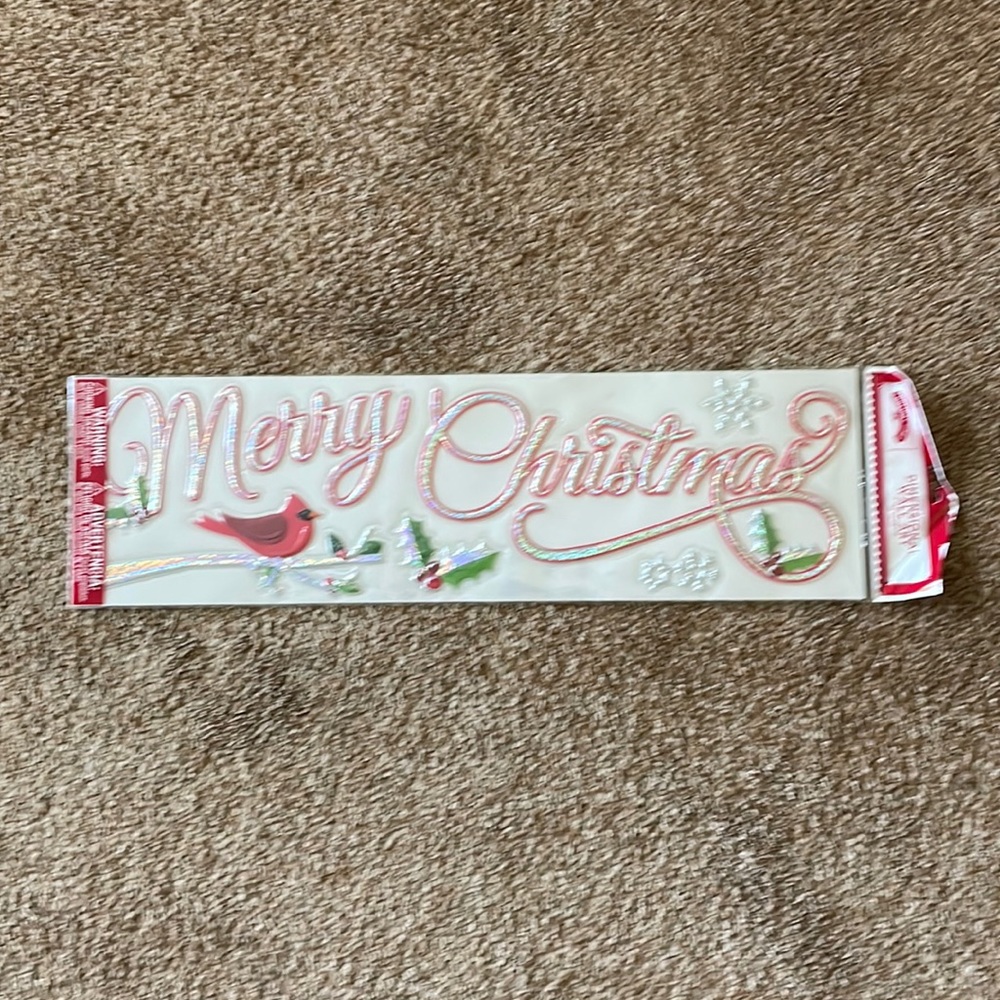 Holiday time dimensional wall art, Merry Christmas